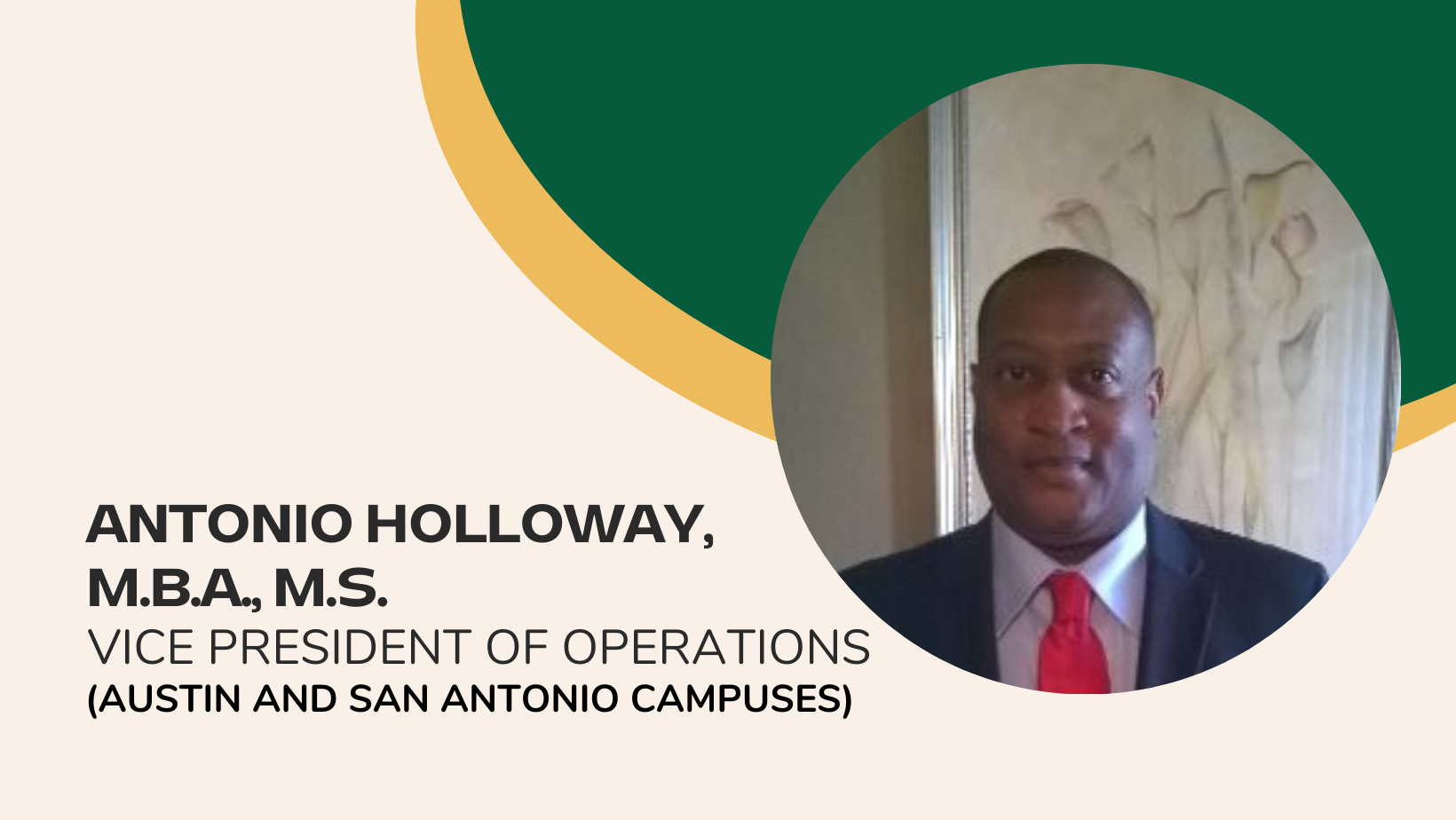 Antonio Holloway, MBA, MS